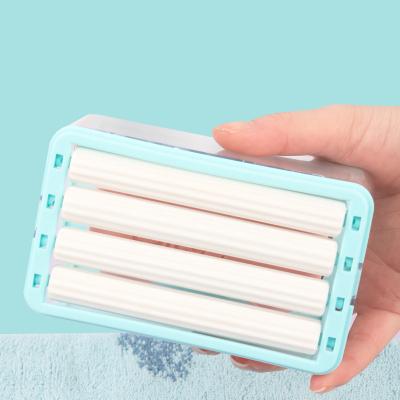 China Creative New Logo Light Luxury Creative New Custom Multifunctional Foaming Soap Holder Box Viable Roller Without Water And Hands Free Soap Dish for sale