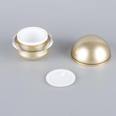 China Recyclable The MAIN PRODUCT of PMMA Luxury Gold Glass Eye Cream Bottle to keep fresh and recyclable for sale