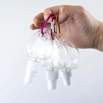 China 30ml Empty Recyclable Plastic Screw Cap PETG Bottles Wash Hand Sanitizer Clear Empty Bottle For Travel for sale