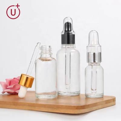 China 30ml 50ml 100ml pp metal dropper glass serum recyclable empty bottle for sale