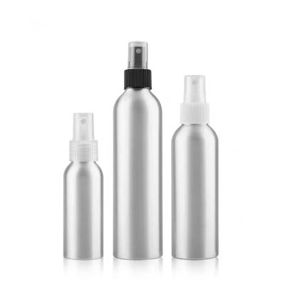 China Recyclable 2022 new designed aluminum continuous spray bottle for sudpackaging cosmetic to keep fresh for sale