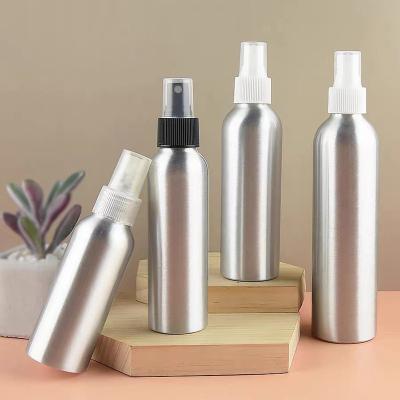 China Recyclable cosmetic aluminum spray bottle with recycled live metal for skin care products for sale