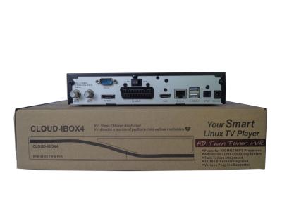 China Bewölken Sie Empfänger-Linux OS Enigma2 Scart Ibox 4 S2 DVB HD/Bild Openpli Blackhole zu verkaufen