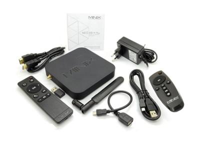 China Quad Core Arabic IPTV Box MINIX X8-H Plus Smart TV Receiver 4K High Resolution 2G / 16G for sale