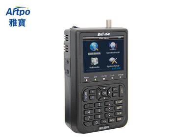 China Satlink WS-6908 Big Menu Digital Satellite Finder Meter DVB-S FTA Handheld Signal Finder for sale