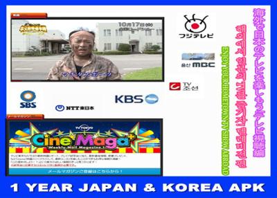 China De Japanse van de Doos Androïde TV van Korea HD IPTV Vastgestelde Hoogste Doos 300+ Channles omvat 30 Youporn-Kanalensporten NHK BS HBO Te koop