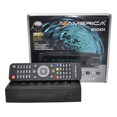 China HD Digital TV Decoder Azamerica s1001 Twin Tuner Support IPTV IKS + SKS Nagra3 Watch for sale