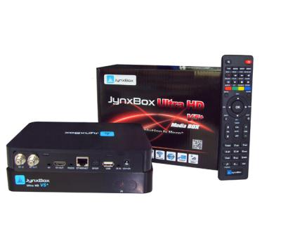 China Jynxbox V5+ Twin Tuner ATSC Digital Receiver 8 QPSK Satellite Receivers with IR / LAN / JB200 for sale