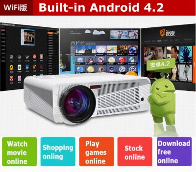 China Native HD Led Digital Android Smart Projector 100 Inch Screen 4500 Lumens 1280 x 800dpi for sale