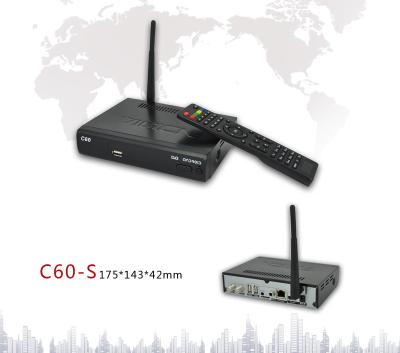 China CCCAM Android Tv Box DVB-s2 C60S Full HD Infra-red Remote Control for sale