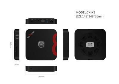 China AR-X8 Octa Core A80 Google Android TV Box Included 64-Core PowerVR Airplay DLNA Kodi for sale