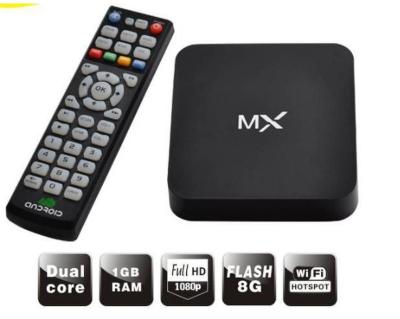 China Android 4.2.2 Tv Box Dual Core Amlogic 8726 XBMC Pre-loaded Youtube for sale