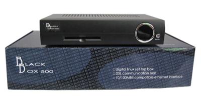 China Blackbox 500s Linux Satellite Receiver Support CCCAM SMART Card Internet Sharing for sale