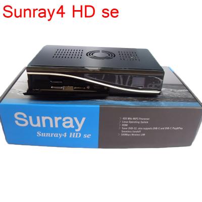 중국 DVB HD 수신기 Sunray4 SR4 SIM2.10 세겹 조율사 Enigma2 DVB-S/T2/C 300MBPS WIFI 판매용