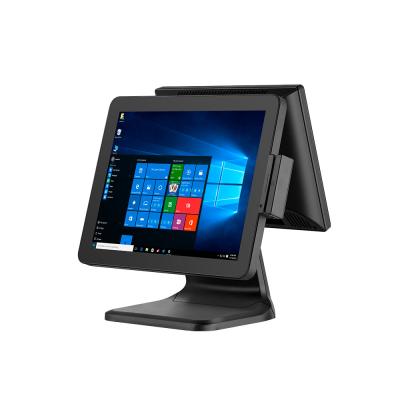 China Dual Screen Windows Black POS Cash Register Machine POS Terminal 9.7