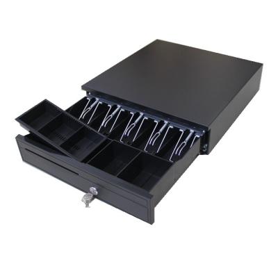 China High Quality 12V 24V Double Cheque Slots 3 lock electronic Cash Drawer for Pos System for sale