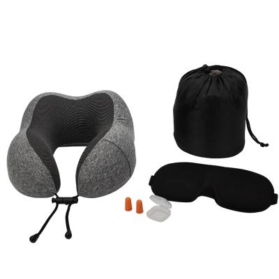 China PORTABLE Neck Pain Relief Memory Foam Travel Neck Rest Pillow for sale