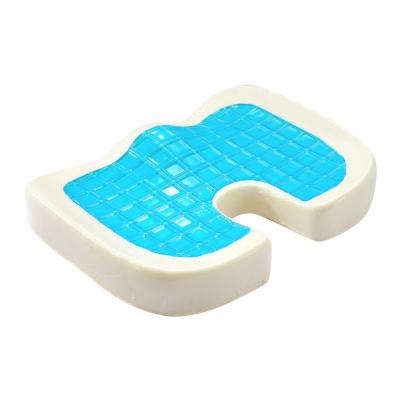 China PORTABLE Memory Foam Gel Pad Cushion Cooling Gel Cushion For Office Chair for sale