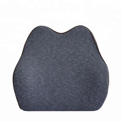 China Wholesale High Quality Memory Foam Lumbar Support Cushion Backrest Pillow With Comfortable Cover for sale