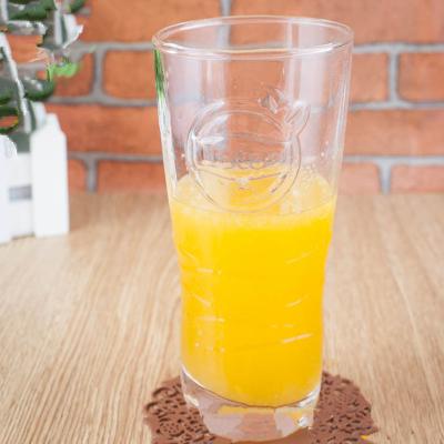 China Household Appliance 300ml Hot Sales Rock Lipton Cup Glass Juice Cup Drinking Glass for sale