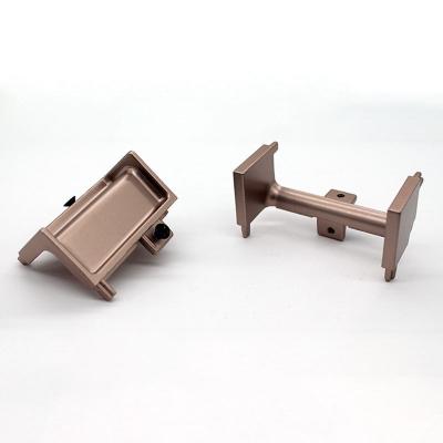 China Zinc alloy Wardrobe Concealed Cabinet Pulls No Handle Cabinet Outer Corner Zinc Alloy profile Outer Connector for Kitchen cabinet for sale