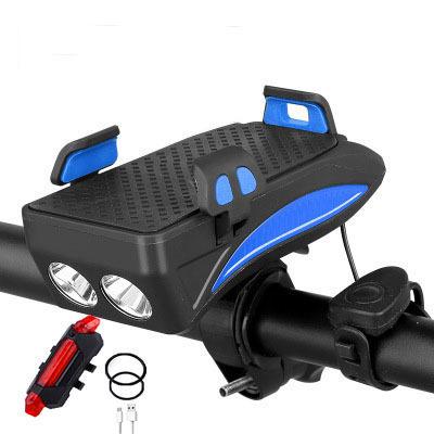 China Plastic Customized 4000mAh 2000mAh Bicycle headlamp with power bank function, Bike front light for sale