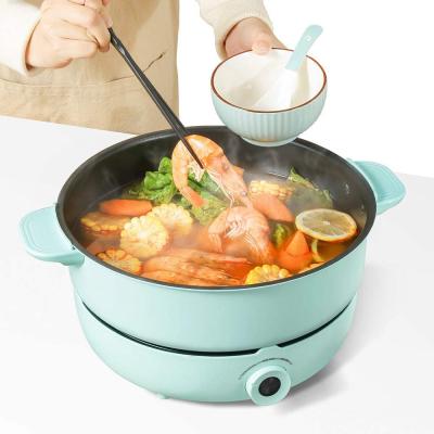 China Commercial High Power 1800W Electric Hot Pot 5L Electric Nonstick Cooker for sale