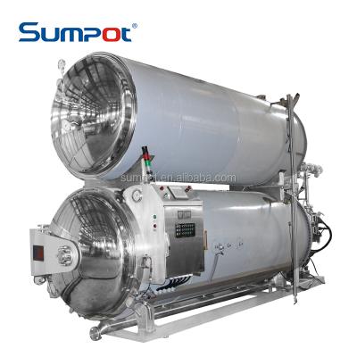 China PP Bottle SUMPOT Rotary Retort Sterilizer For Chocolate Milk CTXZ12-4.B.4 for sale