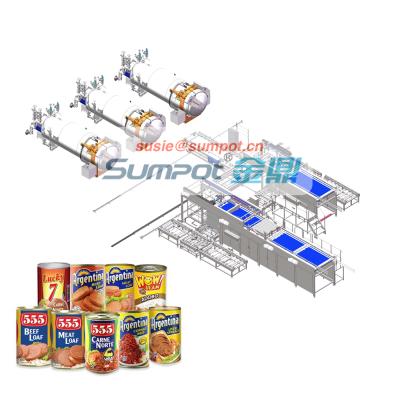 China Cans Fully Automatic SUMPOT Loader And Unloader Machine For Cans Processing Line for sale