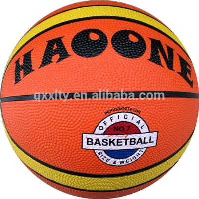 China Practice China Manufacturer Size 7 Rubber Basketball for sale