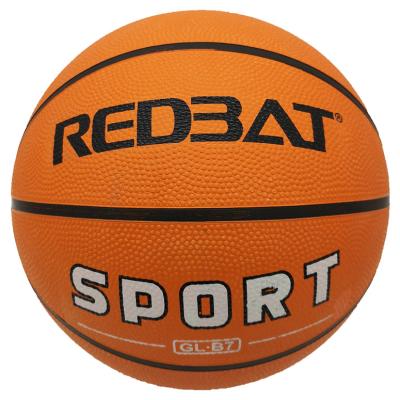 China Basketball Playing Black Line Basketball Cheap Orange Color Training Price Size 7 Customized Logo Rubber Basketball for sale