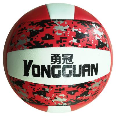 China Volleyball Playing Softer Custom PVC Leather Beach Volleyball Logo Touch pelota de voleibol for sale