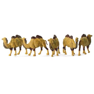 China Two-Humped PVC Animal Camel AN8710-1 HO Scale Painted Figures Wild 1:87 Train Railway Model AN8710 for sale