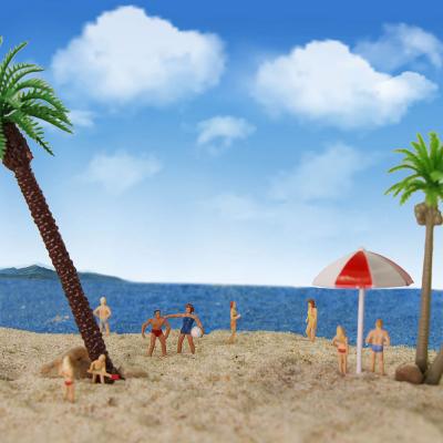 China TOY P8718x 1:87 MODEL Figures Model HO Scale Summer Beach Bikini Figures Swimming Seaside Visitors for sale