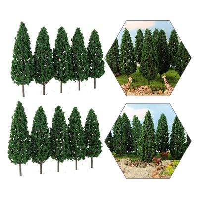 China Model S16060 Train Railway 1:25 O G Scale Layout 16cm Green Pine Trees Artificial Model S16060-10 for sale