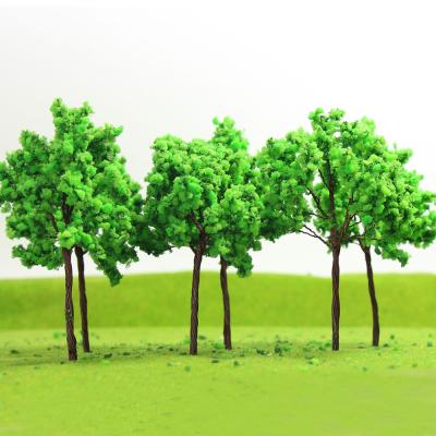 China G9048 Model Train Railway Layout Set Green Tree Street Tree G9048-10 Artificial Model 1:87 9cm HO Scale for sale