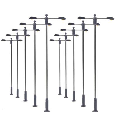 China Model LQS11 LQS11 1:150 N/TT Scale Lamp 7.5cm Double-Heads LED Street Light for sale