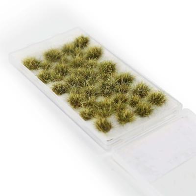 China Slot Toy PJ06 Model Railway Accessories Grass Simulation Cluster 5mm Irregular Landscape Grass Bunches for sale