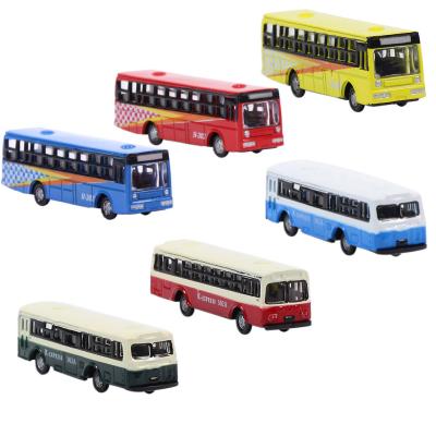 China Rubbing Toy BS150 Train Layout 1:150 N Scale Modeling Bus Railway Freewheels Diecast Model Nozzles for sale