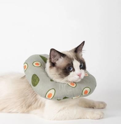 China Wholesale Pet Safety PP Cotton Plus Design Adjustable Soft Circle Pet Cat Elizabeth Collar for sale