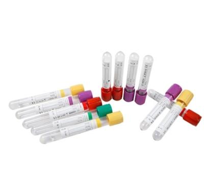 China MEDICAL USE Vacuum Blood Collection Tube Plain Plastic Test Tube for sale