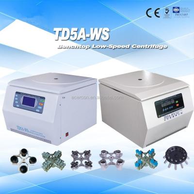 China Uncap For Lab Use Benchtop / Desktop Low Speed ​​Centrifuge TD5A-WS for sale