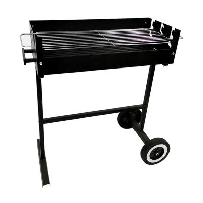 China Easily Assembled Outdoor Portable BBQ Patio Classic Single Adjustable Steel Charcoal Grill for sale