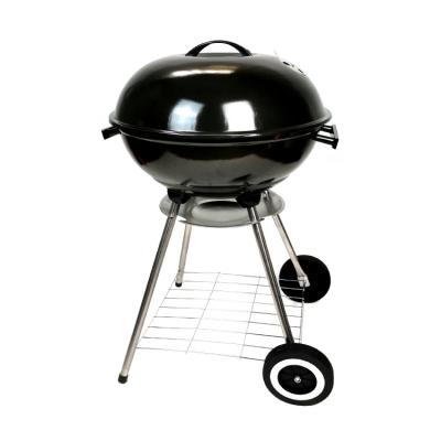 China Guangdong maker easily assembled 14 16 18 22 inch kettle grill metal apple shaped round with lid yakitori motion charcoal barbecue for sale