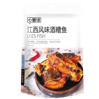 China Jiangxi Style Distiller Baked Snack Grains Fish 85g Bag Salted Fish Dried Spicy Fish Serving Supermarket Snacks, 30 bags carton. for sale