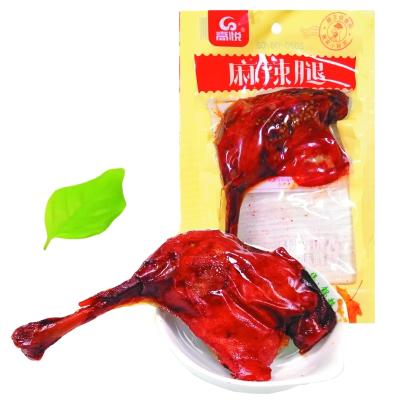 China Normal Spicy Taste Duck Leg 100g Bag Cooked Food Leisure Supermarket Leisure Meat Net Red Snack Dried Meat Jerky for sale