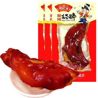 China Net Feet 140g Pork Bag Normal Spicy Meat Snacks Net Red Pork Snacks for sale