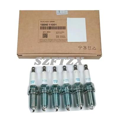 China 1884011051 Auto Spark Plugs 6Pcs For HYUNDAI SANTA FE GENESIS KIA SORENTO RONDO for sale