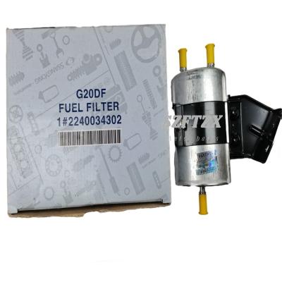 China Genuine New 2240034302 22400-34302 Fuel Filter for Ssangyong Korando C Actyon for sale