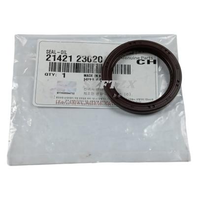 China Genuine New 2142123020 21421-23020 Engine Front Crankshaft Oil Seal for Hyundai Sonata Elantra KIA CEED Soul for sale